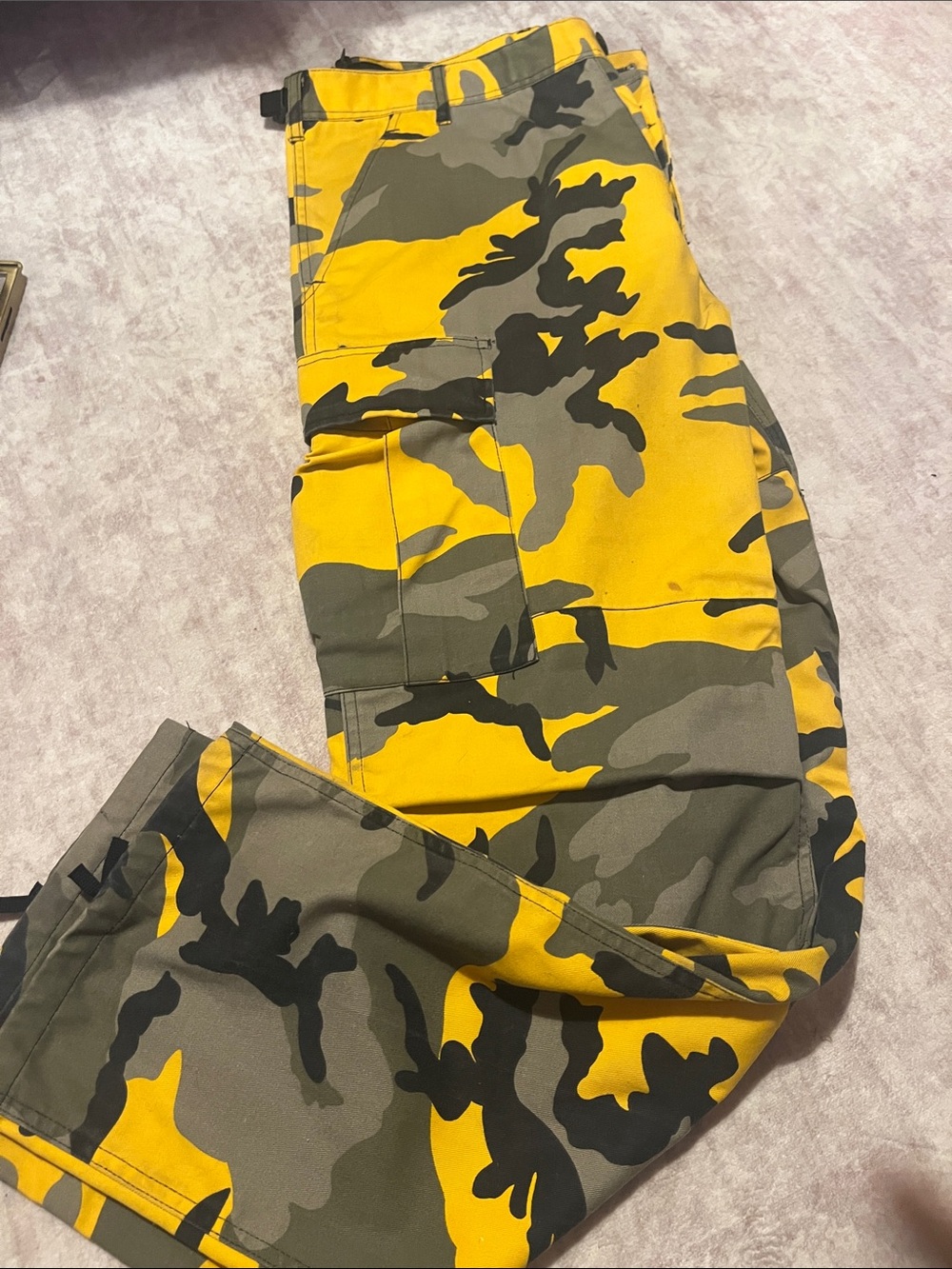 Rothco Ultra force Yellow & Olive Camo Cargo Pants